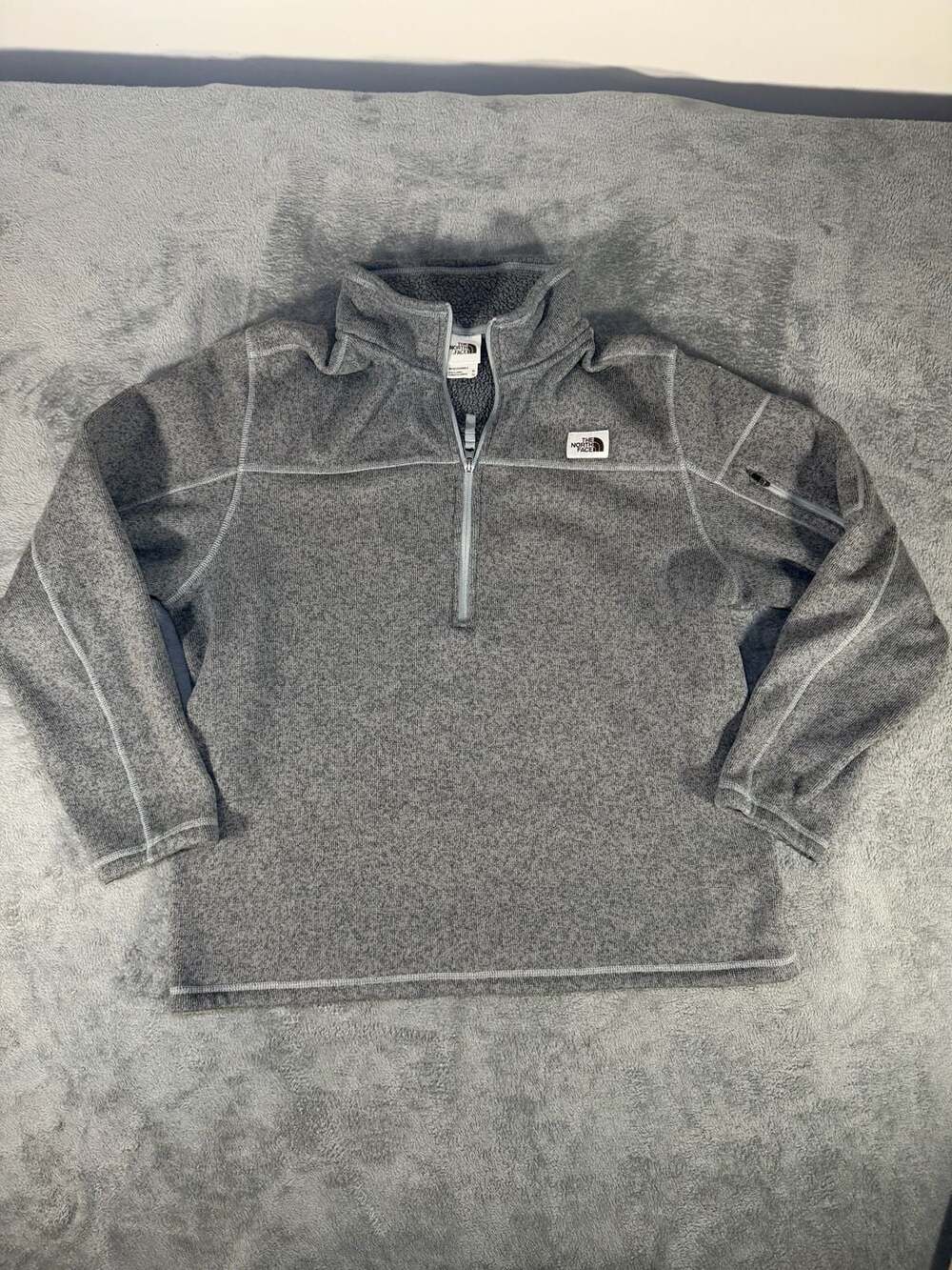 The North Face Gordon Lyons 1/4 Zip Fleece Grey XL